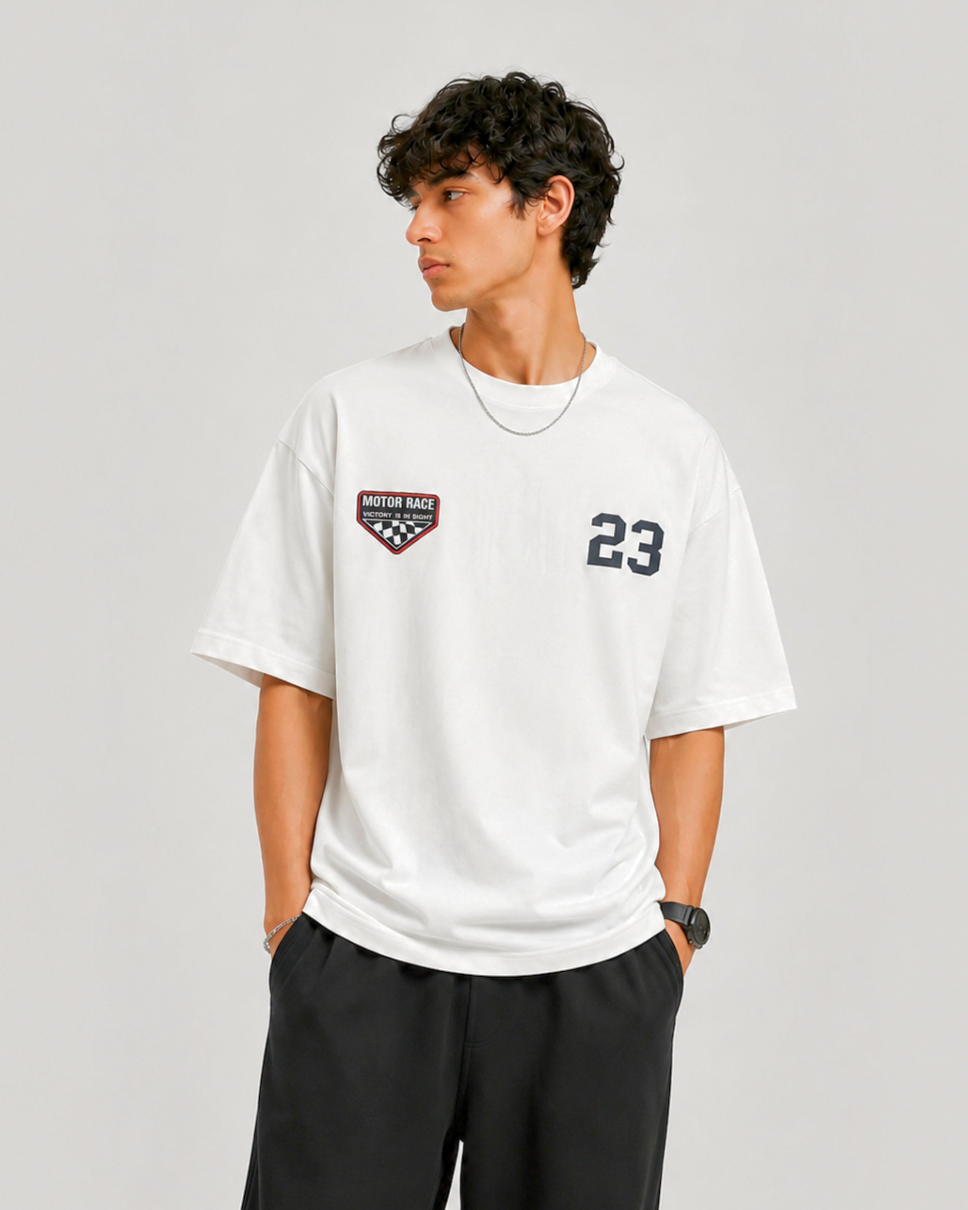 Motor Race 23 Baggy Fit Tee