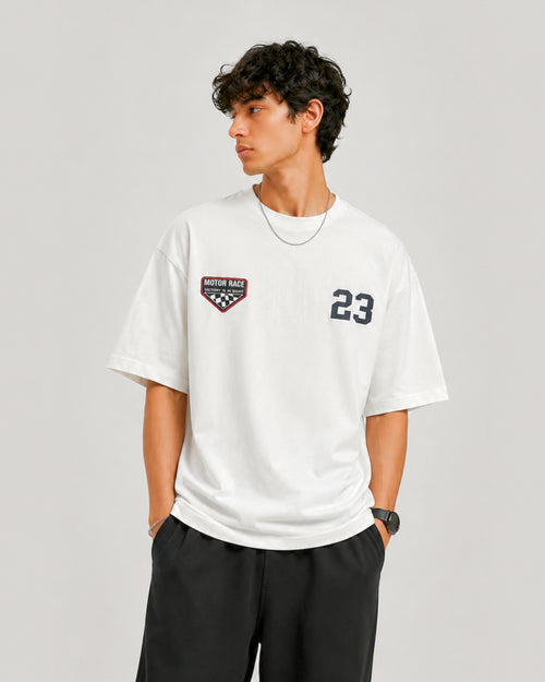 Motor Race 23 Baggy Fit Tee