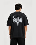 Reflective Phantom Skull - back view showing skull graphic print