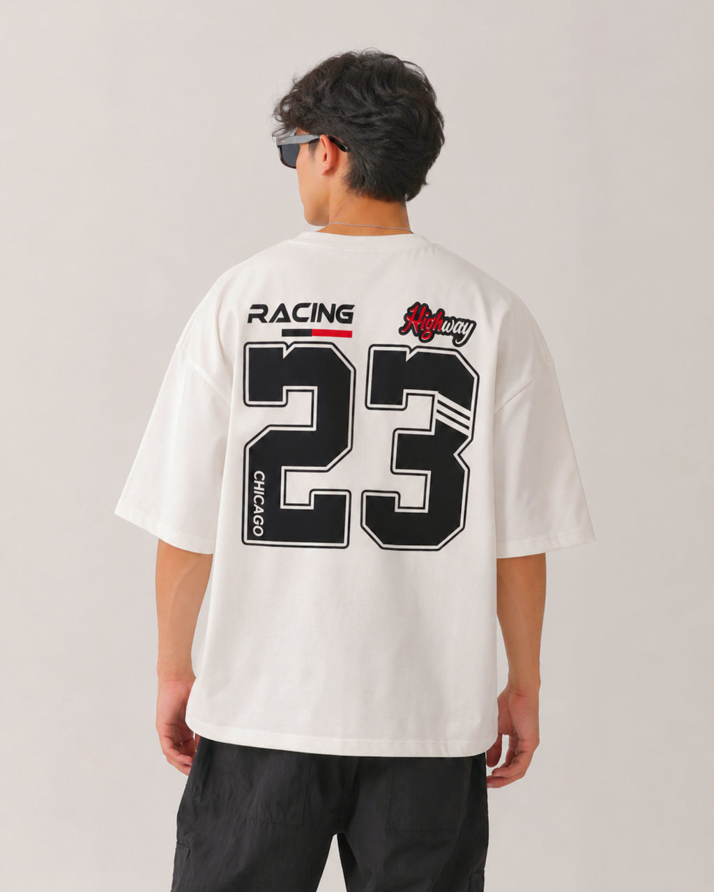 Motor Race 23 Baggy Fit Tee