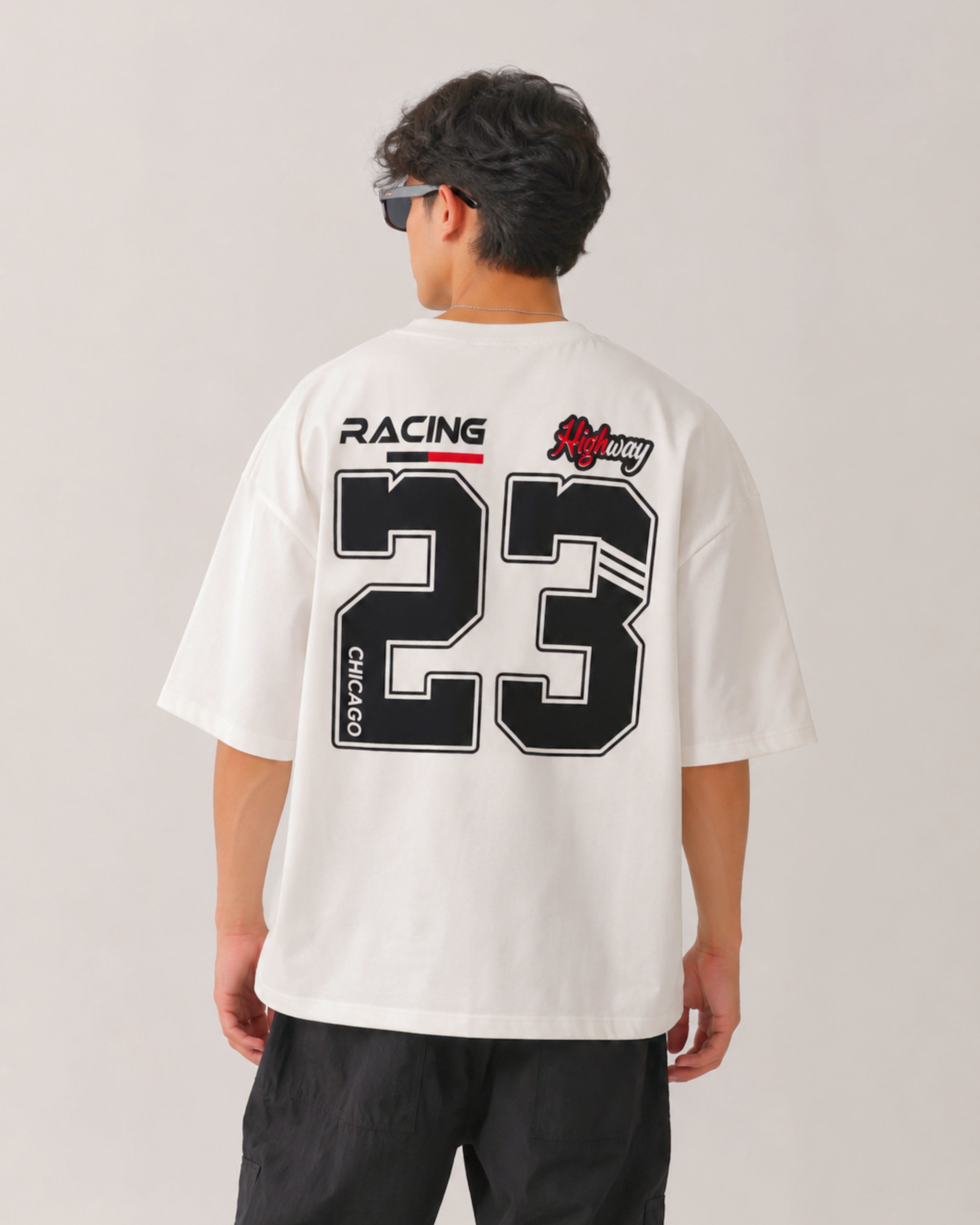 Motor Race 23 Baggy Fit Tee